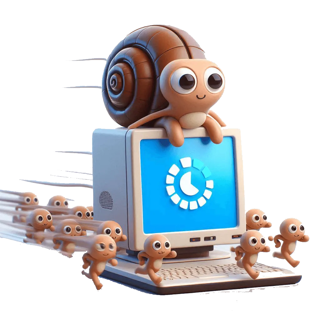 imagen de computadora lenta